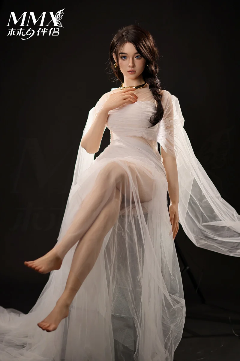 MMX Doll | 163cm/5ft4 Big Breasts Elegance Luxury Asian Goddess Realistic Silicone Sex Doll - Little Orange