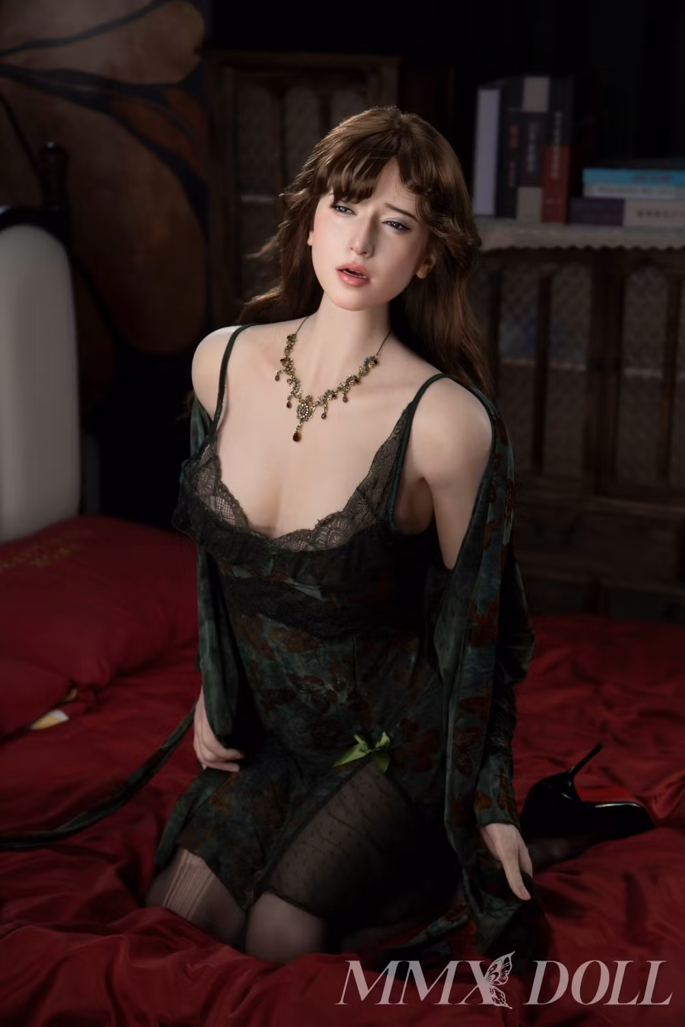 MMX Doll | 172cm/5ft8 Small Breasts Sultry Elegance Vintage-style Lady ROS Realistic Silicone Sex Doll - Rola