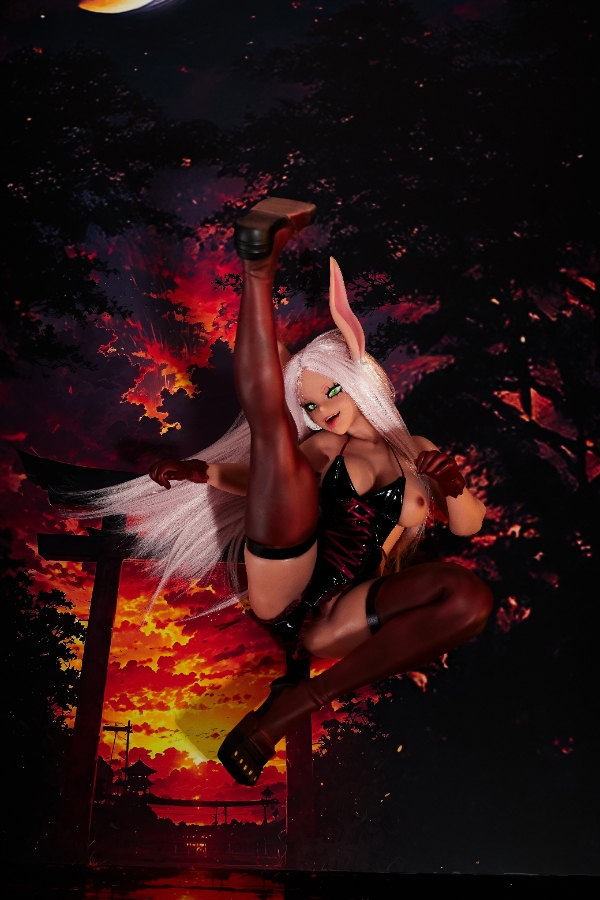 Climax Doll | Si70cm/2ft3 Small Breasts Naughty Anime Demon Girl Lifelike Full Silicone Sex Toy - MK Mila