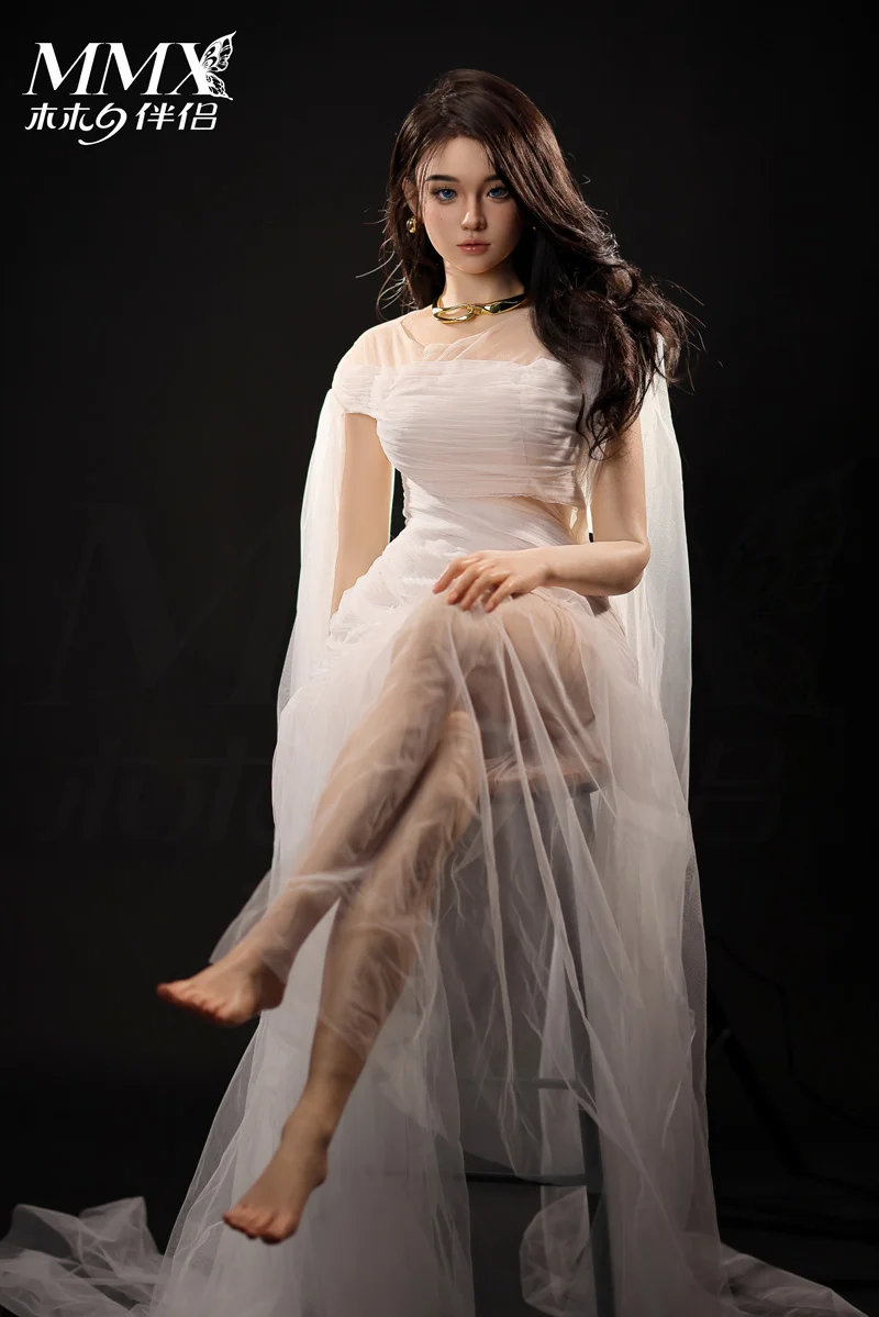 MMX Doll | 163cm/5ft4 Big Breasts Elegance Luxury Asian Goddess Realistic Silicone Sex Doll - Little Orange