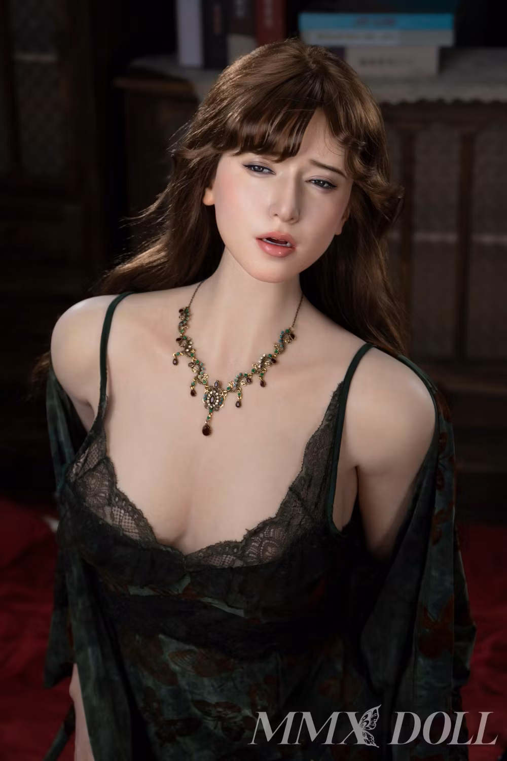 MMX Doll | 172cm/5ft8 Small Breasts Sultry Elegance Vintage-style Lady ROS Realistic Silicone Sex Doll - Rola