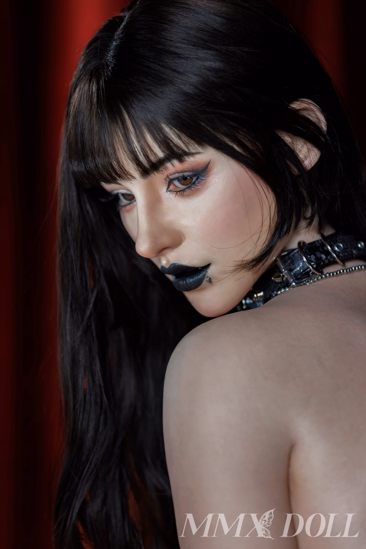 MMX Doll | 164cm/5ft4 Big Breasts Seductive Dark Gothic-style Realistic Silicone Sex Doll - Monica