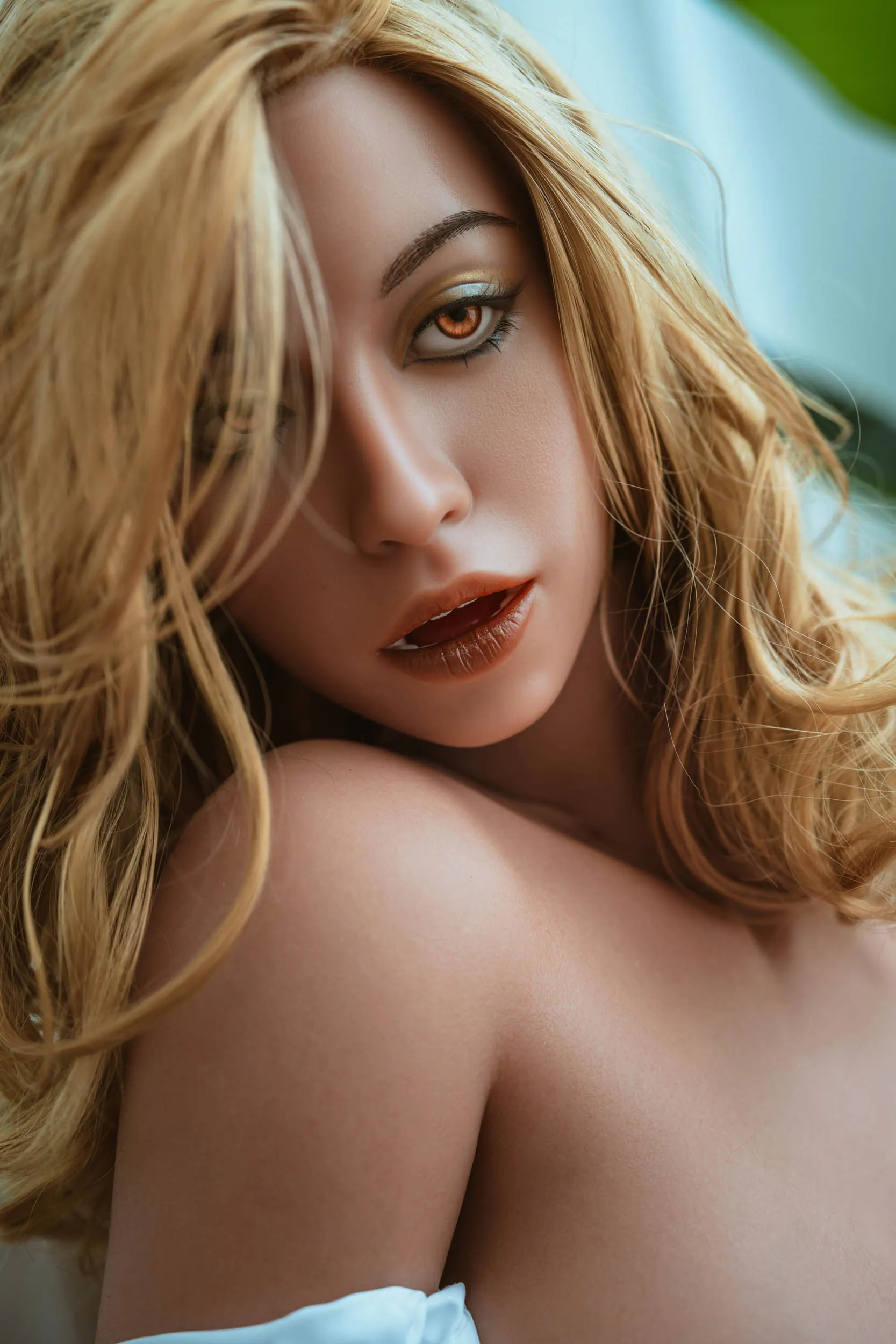 Top Fire | 169cm/5ft7 Alluring Milf Blonde Realistic Silicone Sex Doll - Bianca