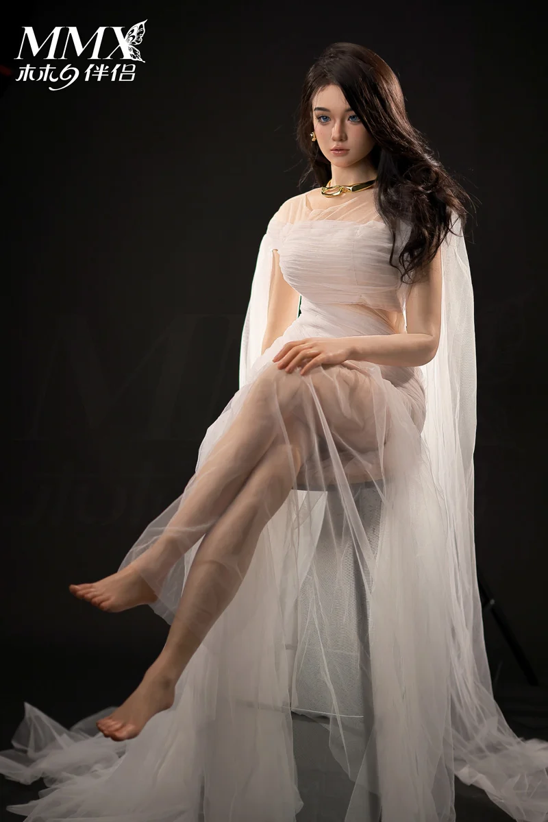 MMX Doll | 163cm/5ft4 Big Breasts Elegance Luxury Asian Goddess Realistic Silicone Sex Doll - Little Orange