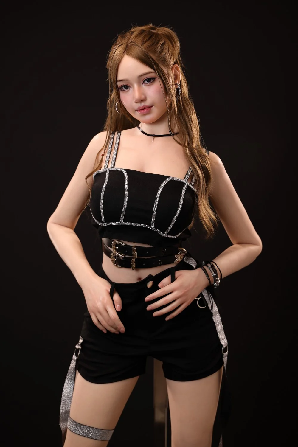 AJL Doll | 163cm/5ft4 Big Breasts Seductive Sweet Baddie Realistic Silicone Sex Doll - MengSha 