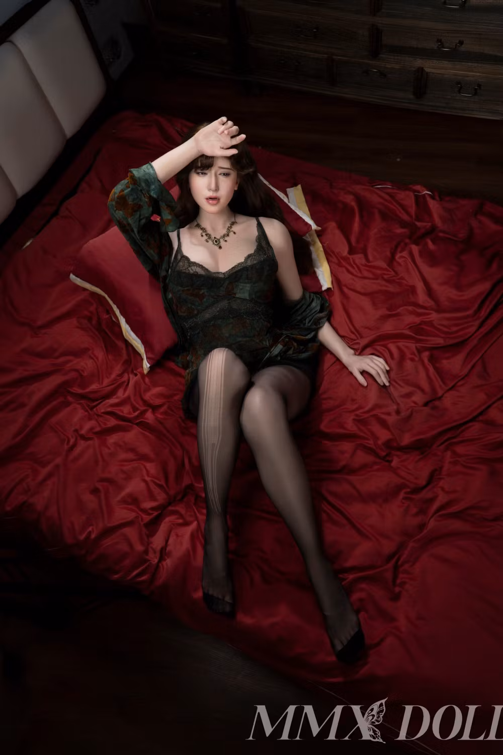 MMX Doll | 172cm/5ft8 Small Breasts Sultry Elegance Vintage-style Lady ROS Realistic Silicone Sex Doll - Rola