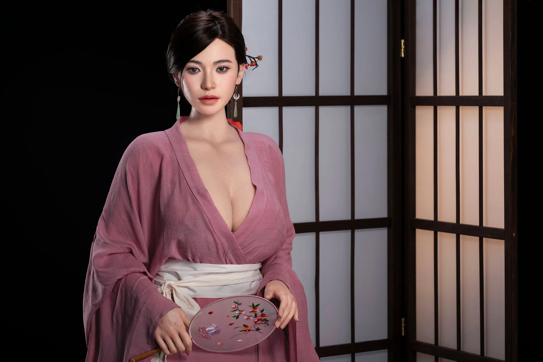 AJL Doll | 168cm/5ft6 Big Breasts Gentle Japanese Voluptuous Kimono Beauty Realistic Silicone Sex Doll - JiaTao