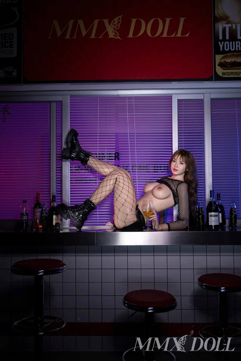 MMX Doll | 165cm/5ft5 Small Breasts Seductive Asian Chic Sweetheart Realistic Silicone Sex Doll - MengSha