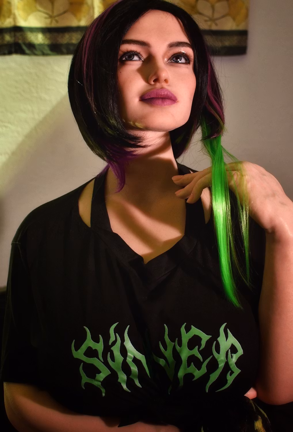 MMX Doll | 168cm/5ft6 Huge Breasts Seductive Cool Dark Punk Hottie Realistic Silicone Sex Doll - Luna