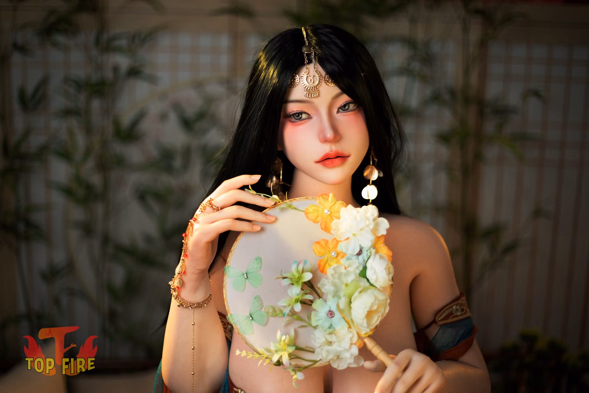 Top Fire | 160cm/5ft3 Alluring Exotic Oriental Beauty Realistic Silicone Sex Doll - Aria