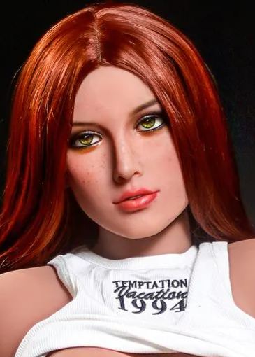 Rosretty Doll | 148cm Red Hair Small Chest Mature Lifelike Sex Doll - Chole-DreamLoveDoll