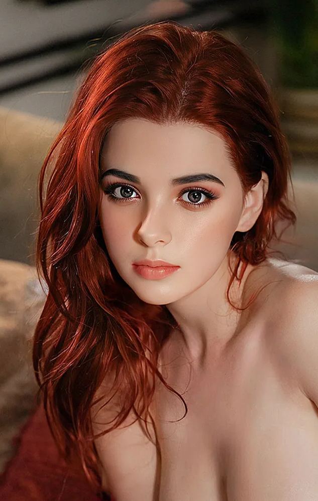SY Doll | 164cm (5'38") Seductive Ginger Head Big Breast Sex Doll - Suki