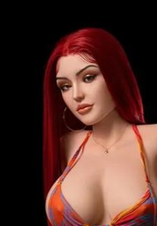Rosretty Doll | 169cm Red Hair Mature Huge Breasts Love Doll S3# - Helen(In Stock US)-DreamLoveDoll