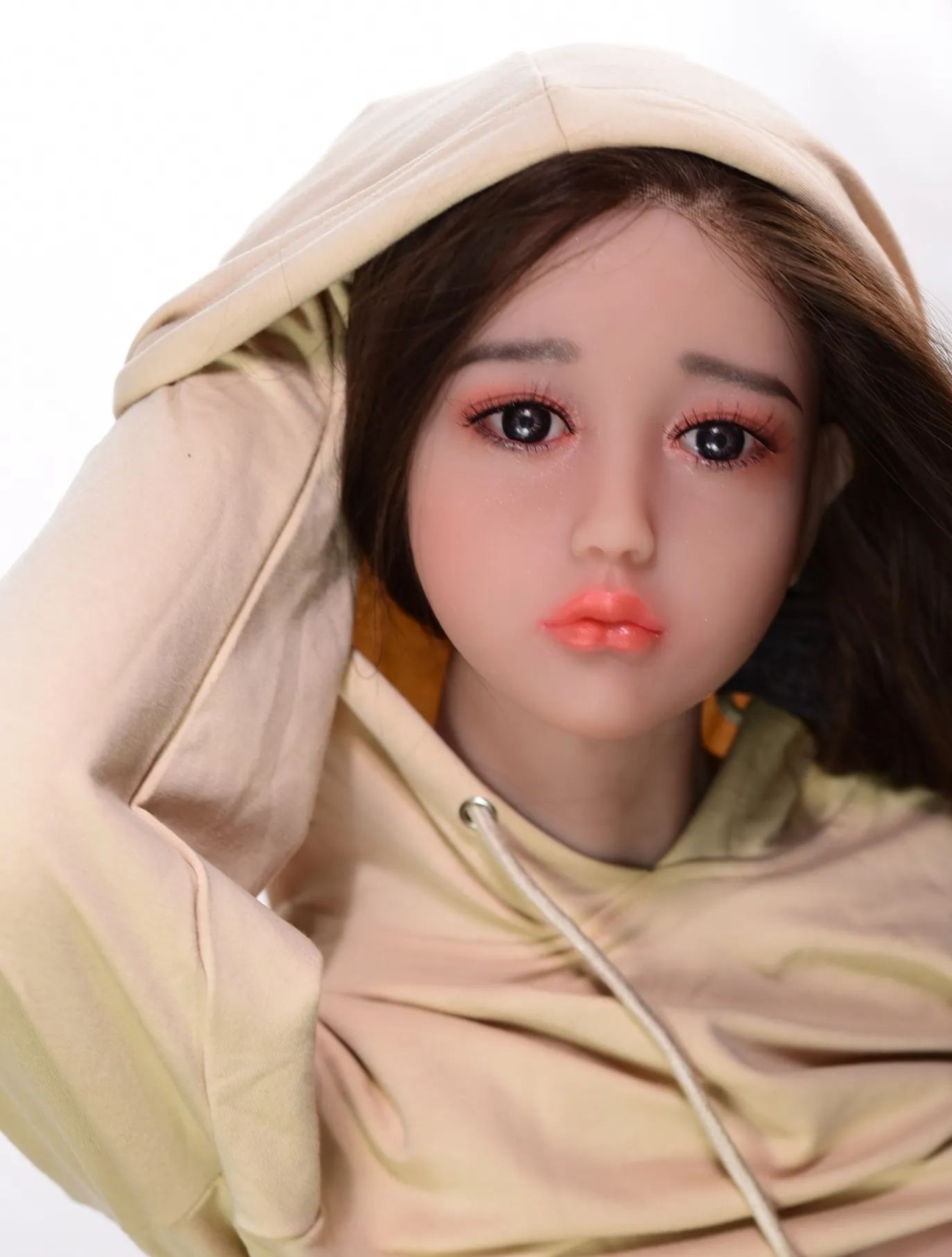 6YE | Kendall - 5Ft2/158cm Chubby Face Asian Doggy-able Sex Doll-DreamLoveDoll