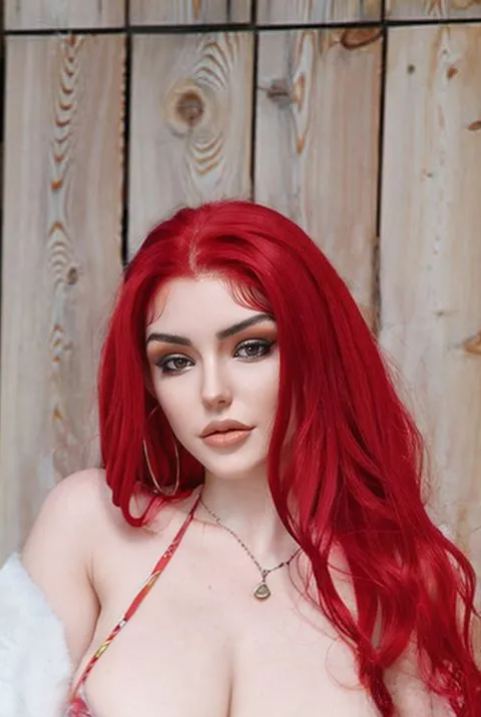 Rosretty Doll | 169cm/5ft5 Huge Breasts Red Hair Captivating Sexy Lifelike TPE Sex Doll - Helen