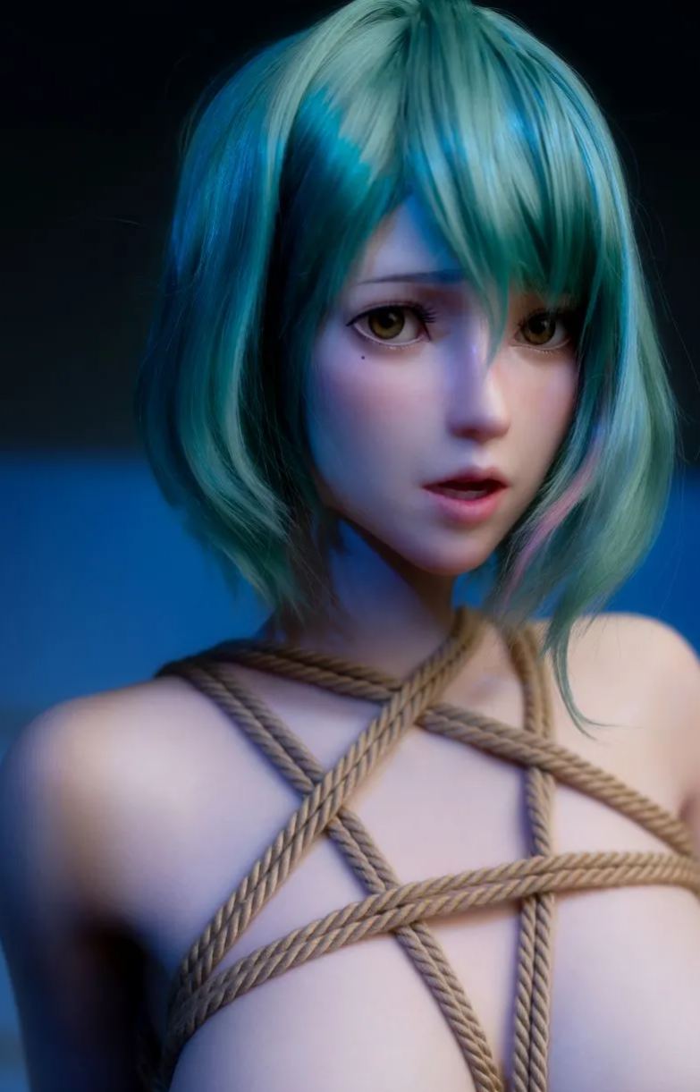 ZELEX® Miko 172cm(5.6') GE57ZM# F-CUP Full Silicone With Movable Jaw(NO.2749)-DreamLoveDoll