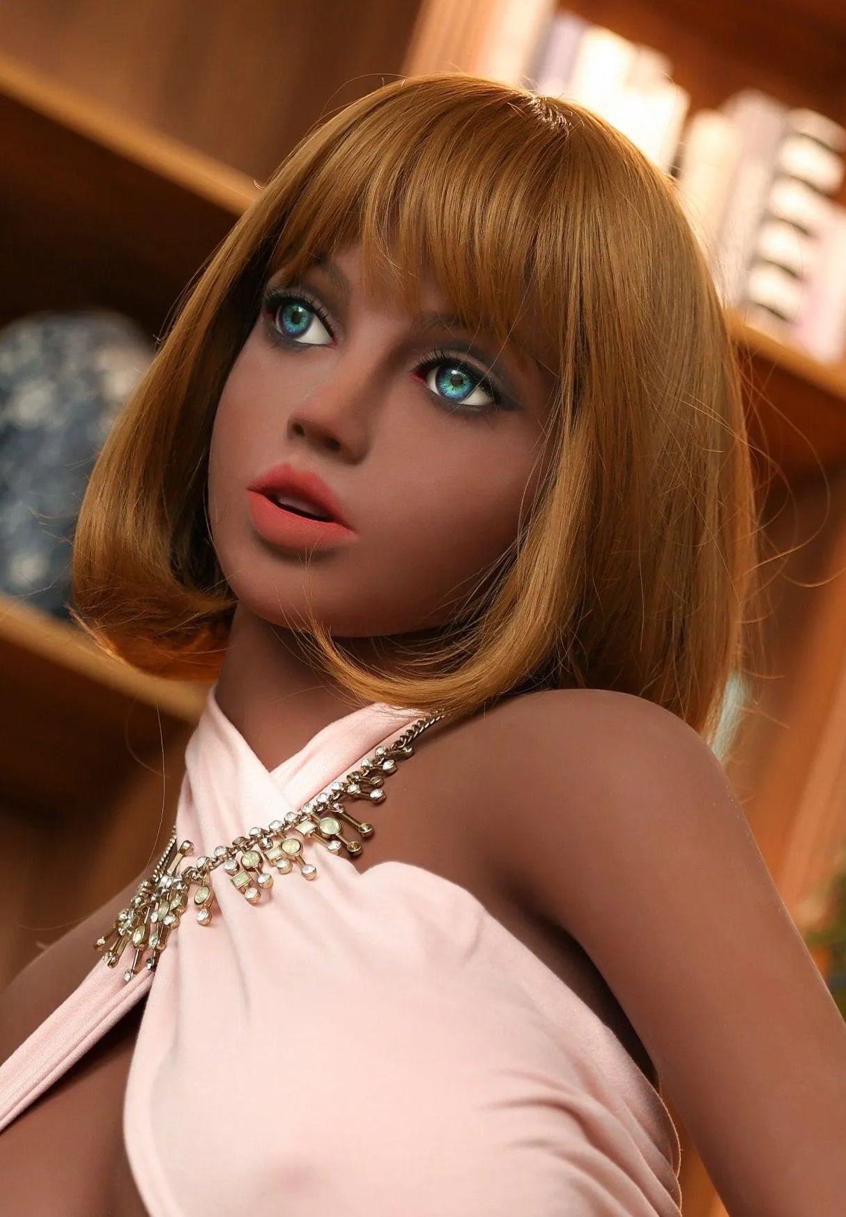  154cm Medium Breast Black Sex Doll - Beulah-DreamLoveDoll