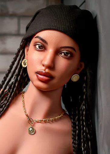Rosretty Doll | 166cm Ebony Skinny Small Boobs Sex Doll - Behre -DreamLoveDoll