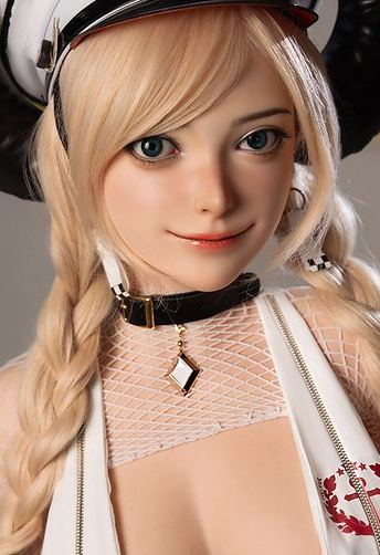 Rosretty | 164cm/5ft5 Big Breasts Playful Blonde Grid Girl Realistic Full Silicone Sex Doll - Liz