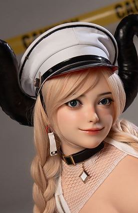 Rosretty | 164cm/5ft5 Big Breasts Playful Blonde Grid Girl Realistic Full Silicone Sex Doll - Liz