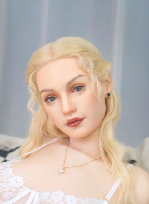 ZELEX® Oriana X165cm (5.4') GE76#-1 F-CUP Silicone Head+TPE Body (NO.2860)-DreamLoveDoll