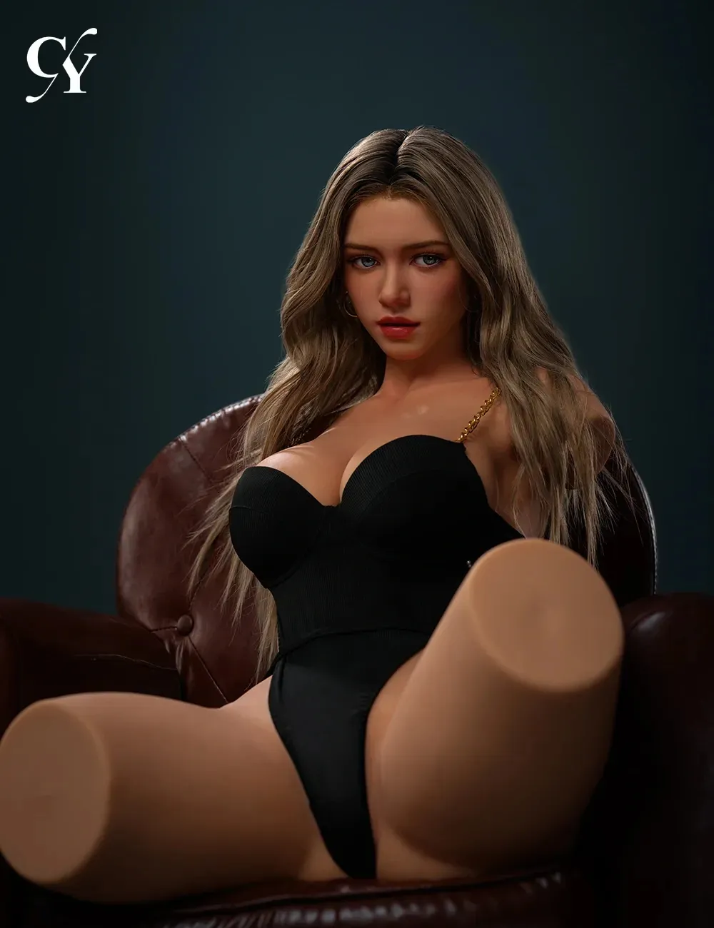 TOP-CY Doll | 110cm/3ft7 Big Breasts Real Skin Texture ROS Silicone Torso Doll - Polly