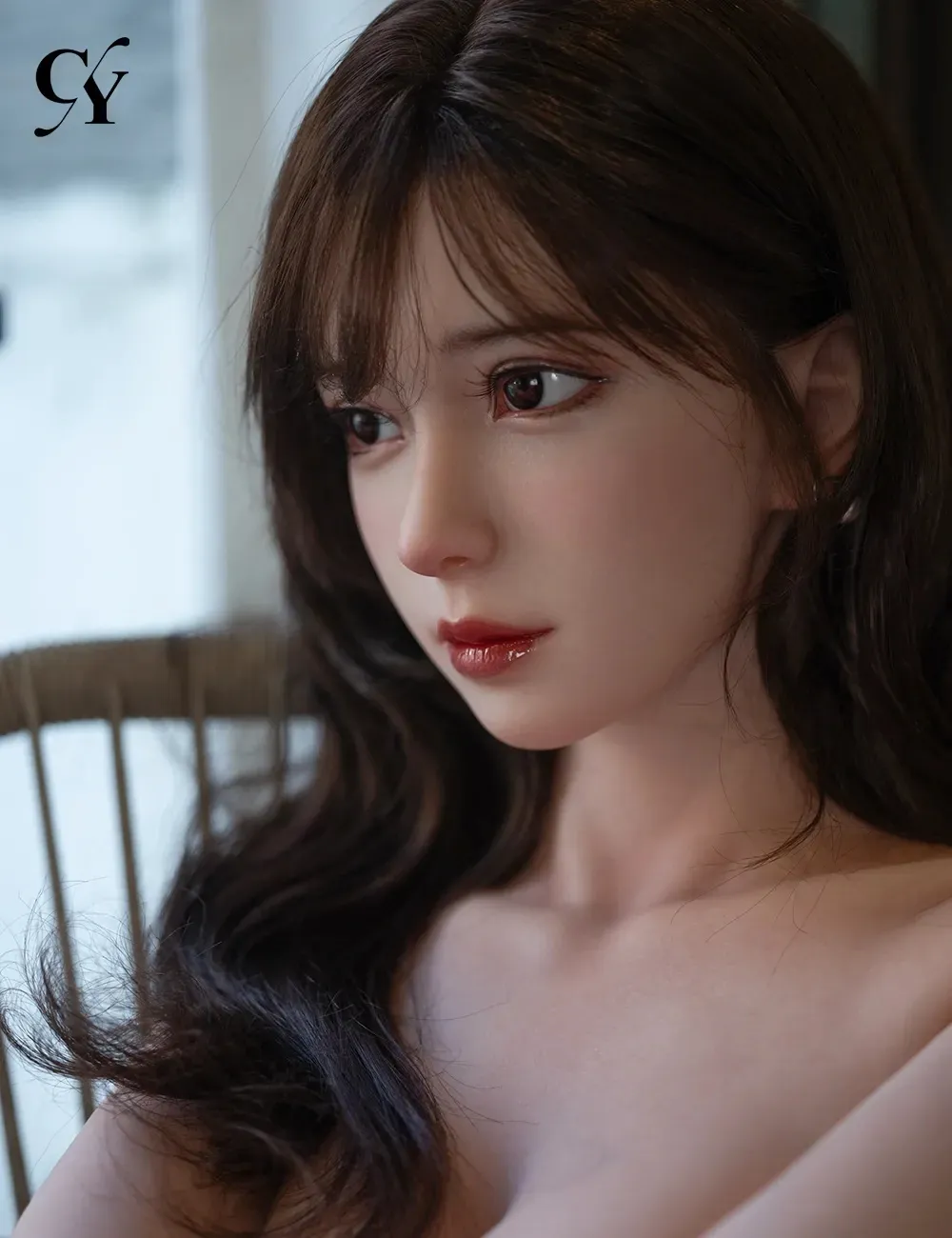 TOP-CY Doll | 168cm/5ft6 Big Breasts Asian Silicone Head Sex Doll - Una