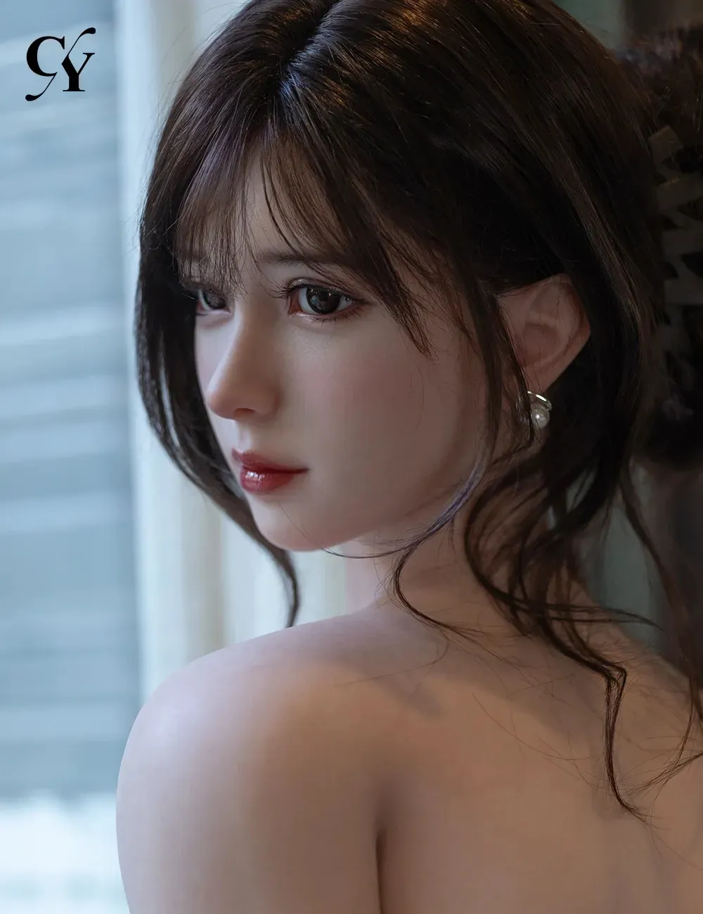 TOP-CY Doll | 168cm/5ft6 Big Breasts Asian Silicone Head Sex Doll - Una