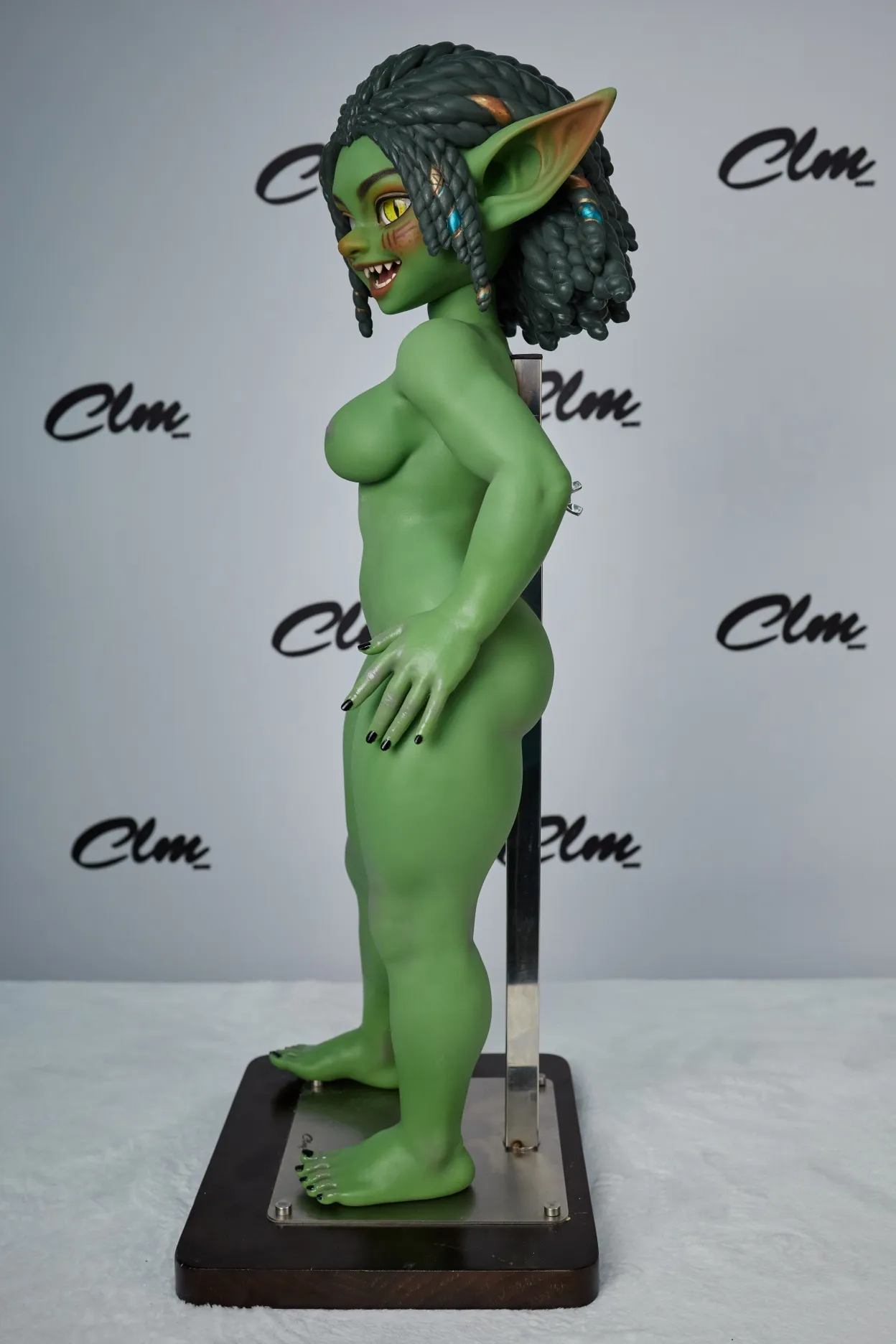 Climax Doll | Si70cm/2ft3 Small Breasts Anime Wild Green Goblin Realistic Full Silicone Sex Toy - Green Kaela