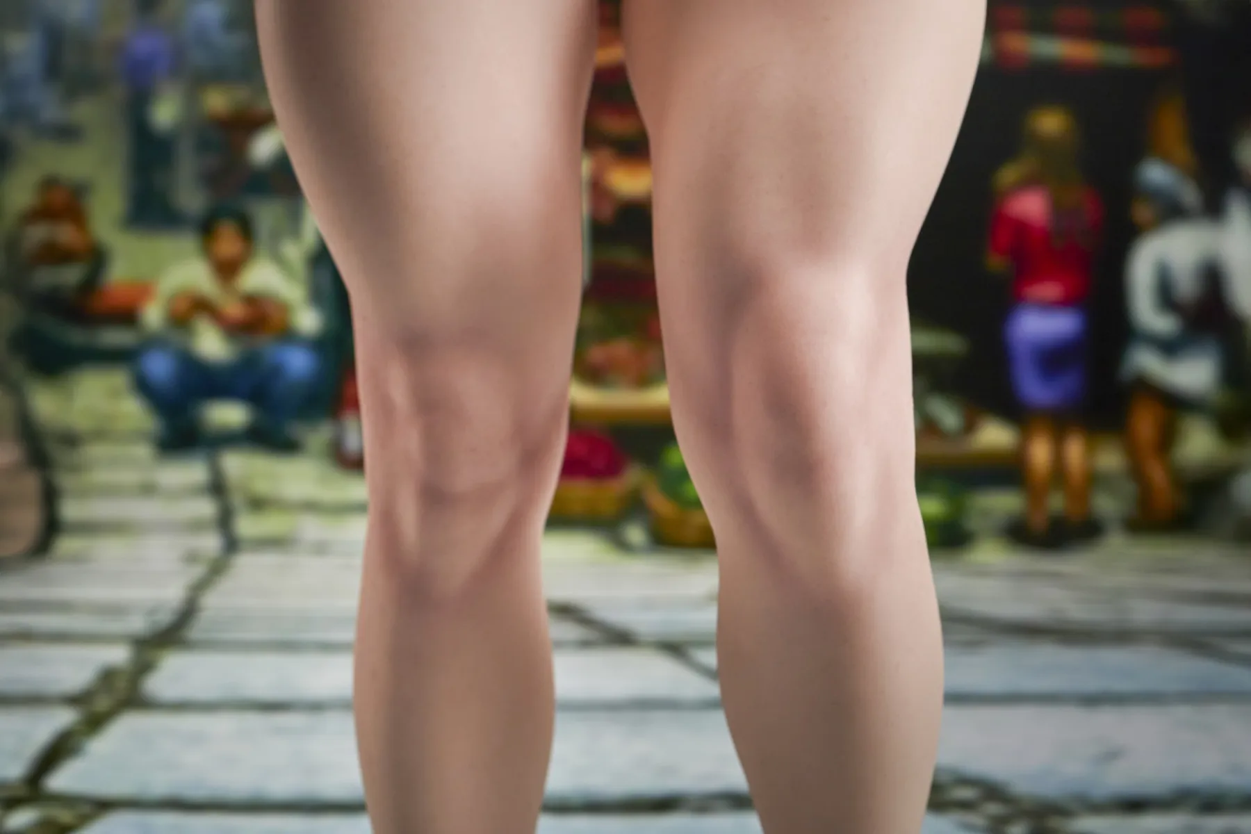 Climax Doll | Si70cm/2ft3 Small Breasts Seductive Street Fighter Cosplay Blonde Realistic Full Silicone Sex Toy - KA Freya