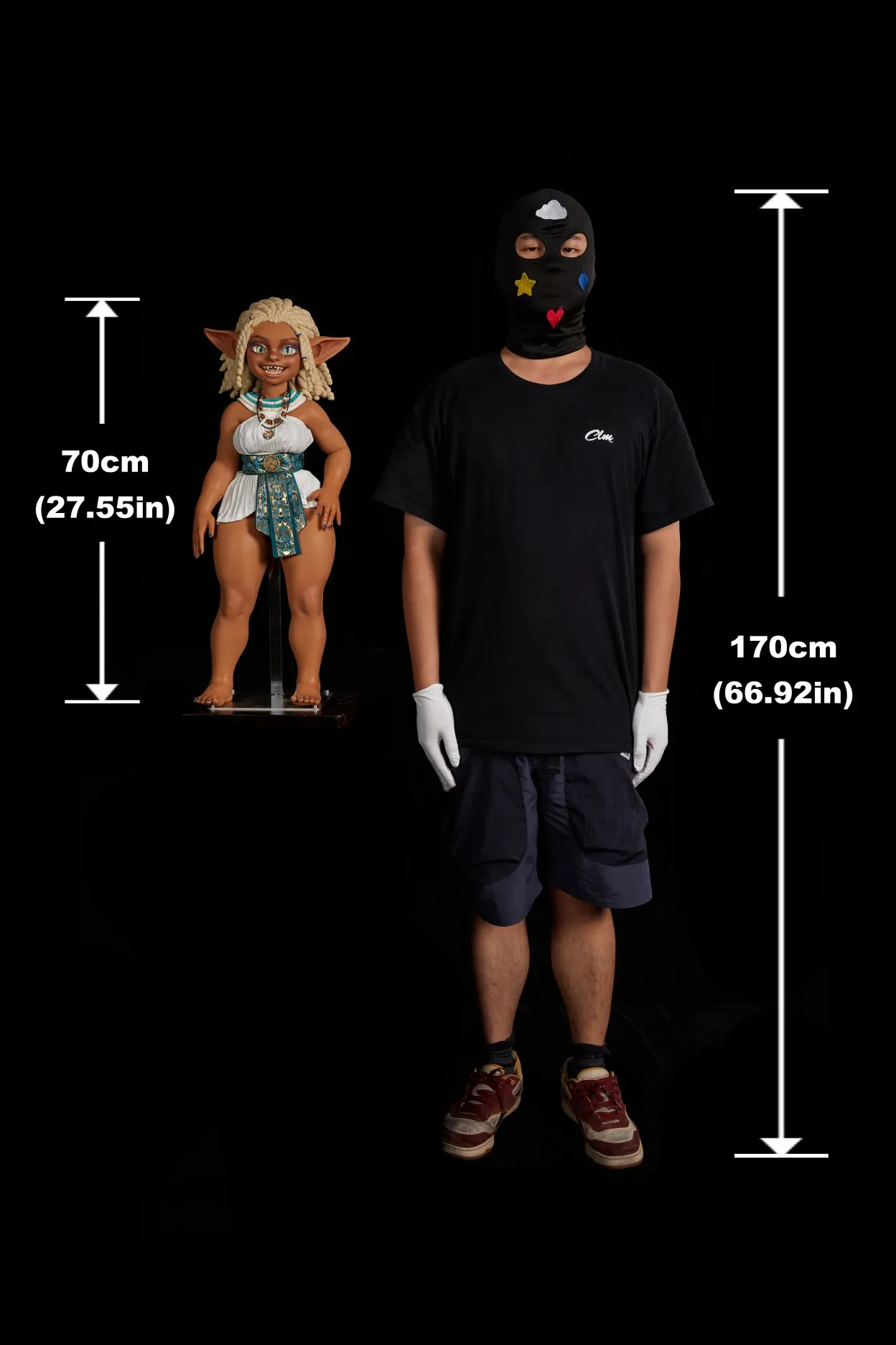 Climax Doll | Si70cm/2ft3 Small Breasts Anime Wild Goblin Realistic Full Silicone Sex Toy - Suntan Kaela