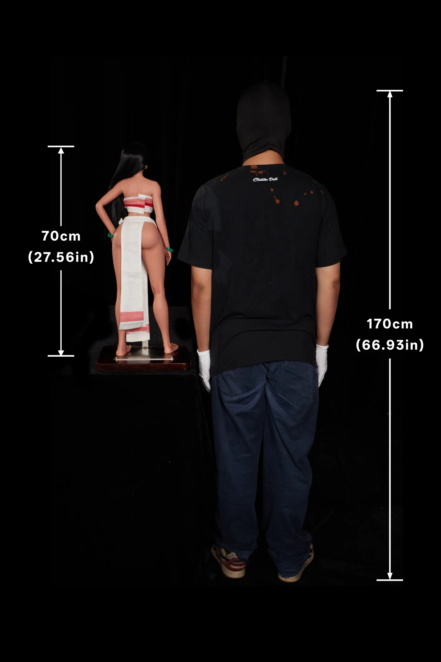 Climax Doll | Si70cm/2ft3 Small Breasts Alluring Exotic Anime Latina Girl Realistic Full Silicone Sex Toy - MO Roxy