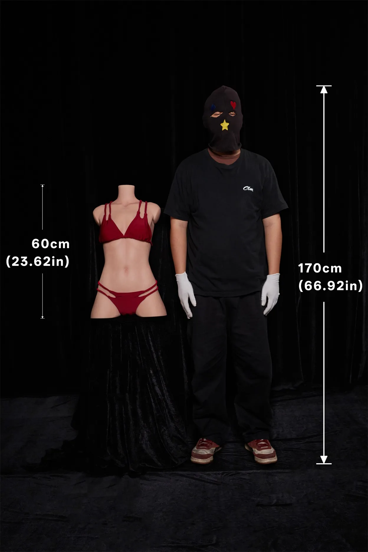 Climax Doll | ULW 60cm/2ft Flat Breasts Realistic Silicone Torso Sex 661# - Moyoshi