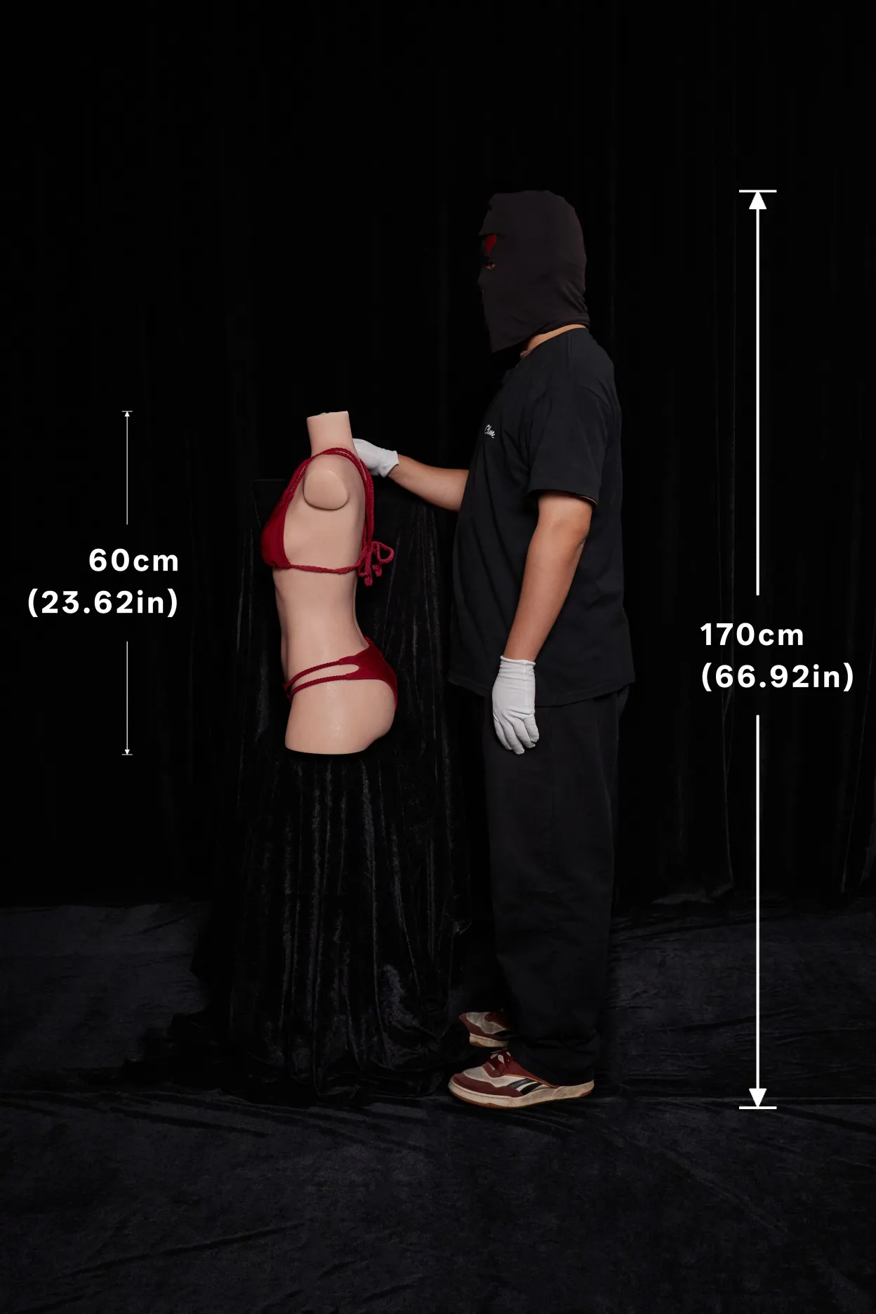 Climax Doll | ULW 60cm/2ft Flat Breasts Realistic Silicone Torso Sex 661# - Moyoshi