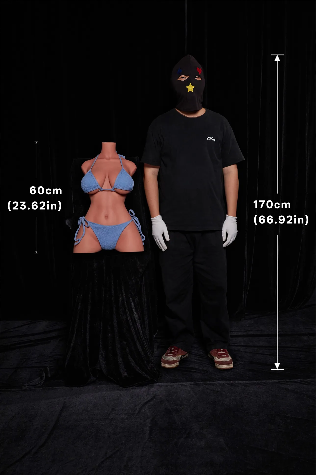 Climax Doll | ULW 80cm/2ft7 Small Breasts Realistic Silicone Torso Sex 662# - Hedia