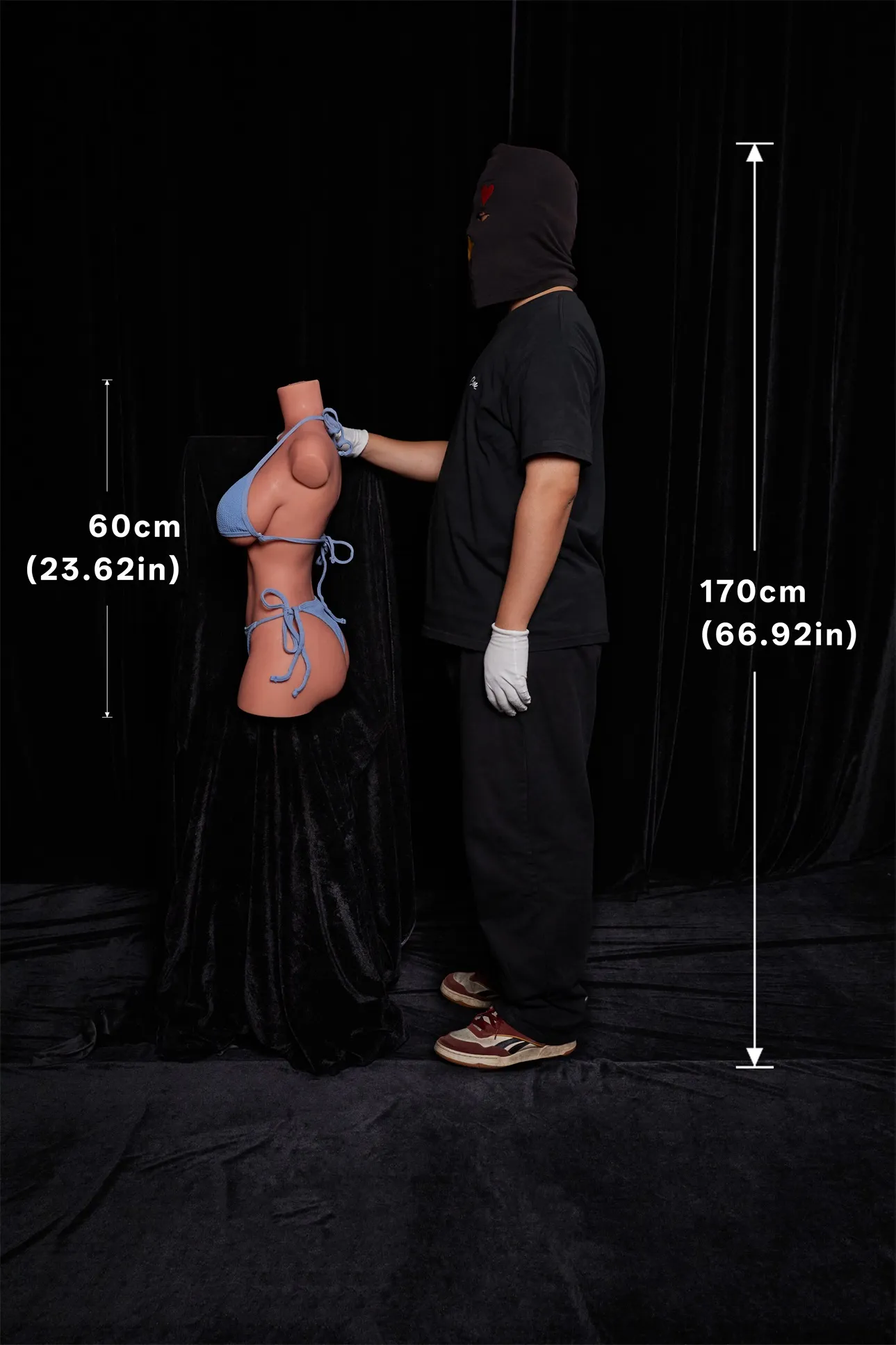 Climax Doll | ULW 80cm/2ft7 Small Breasts Realistic Silicone Torso Sex 662# - Hedia