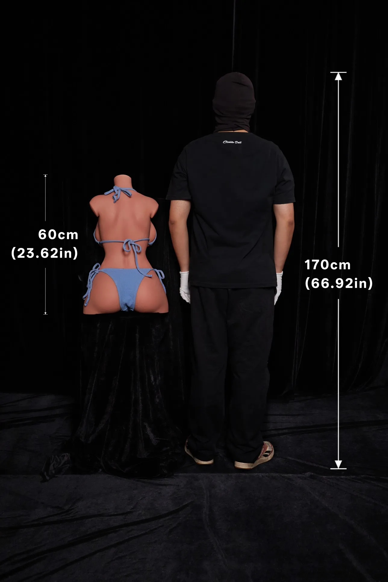 Climax Doll | ULW 80cm/2ft7 Small Breasts Realistic Silicone Torso Sex 662# - Hedia