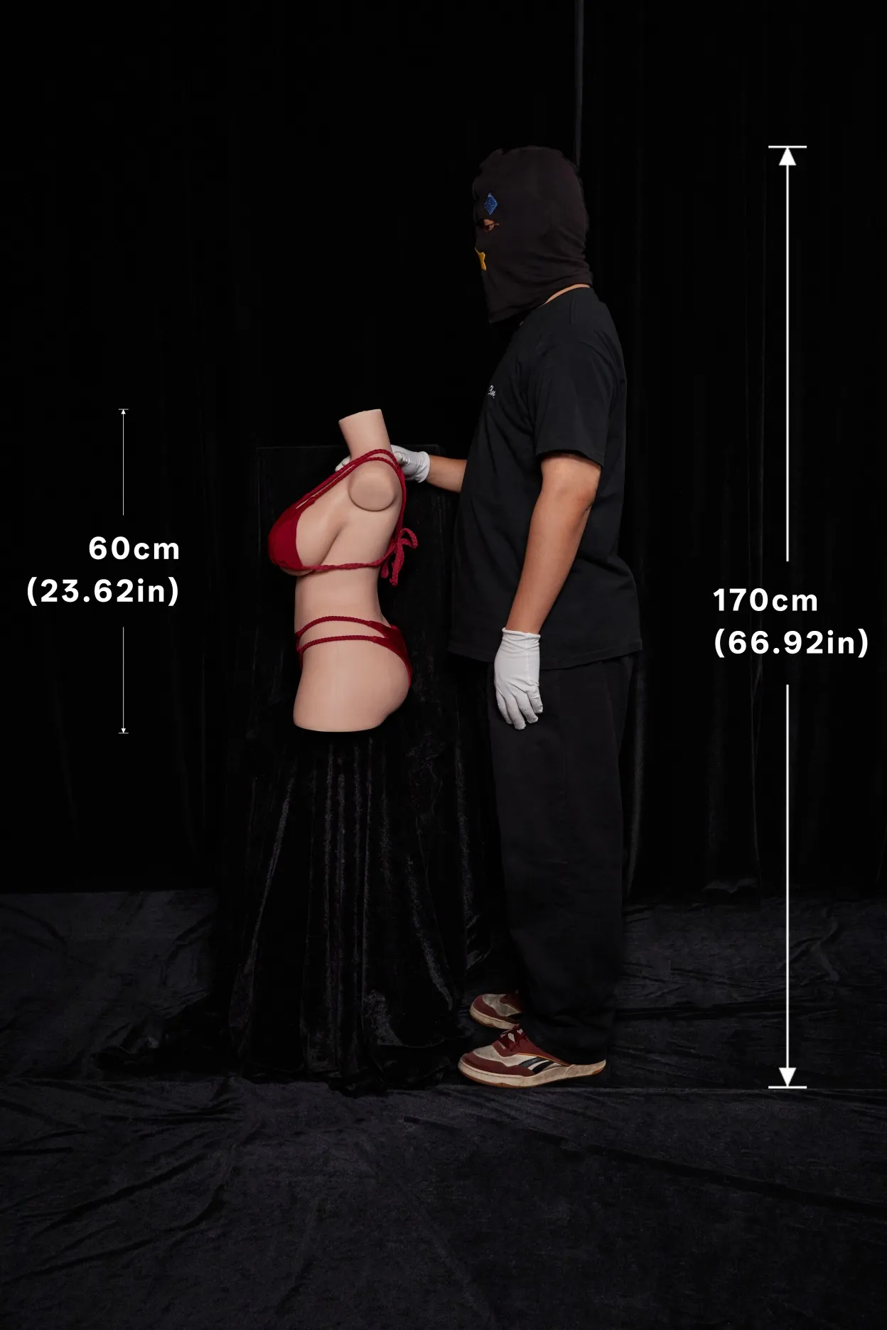 Climax Doll | ULW 60cm/2ft Big Breasts Realistic Silicone Torso Sex 664# - Meru