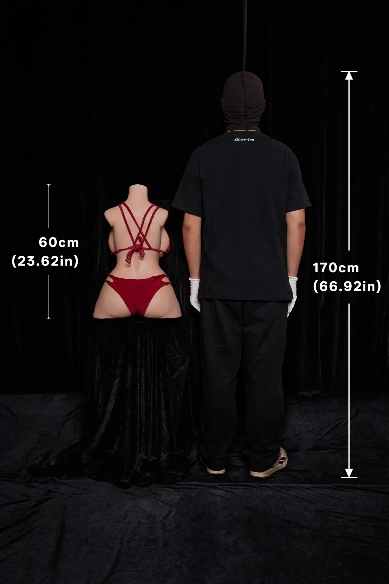 Climax Doll | ULW 60cm/2ft Big Breasts Realistic Silicone Torso Sex 664# - Meru