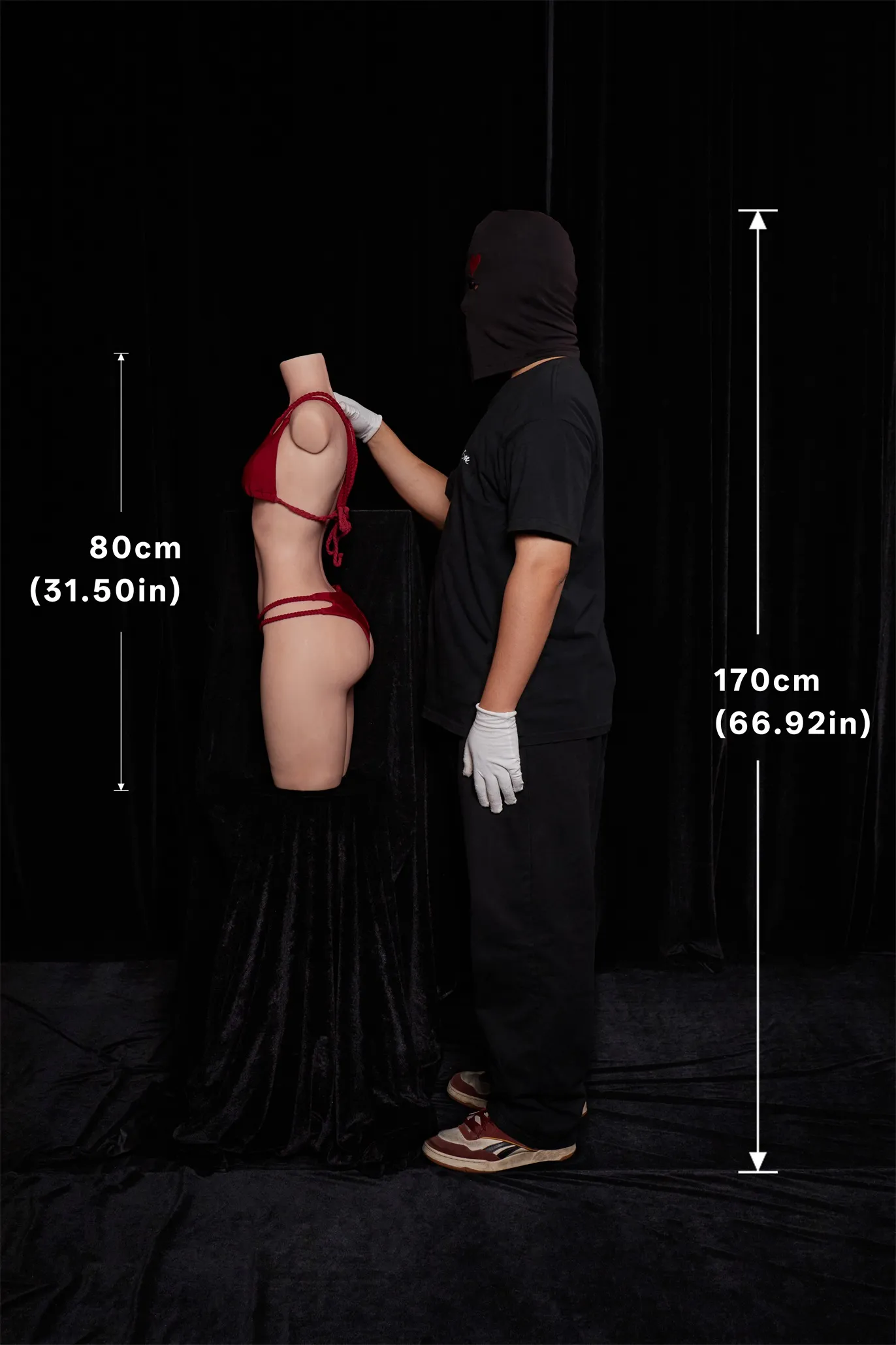 Climax Doll | ULW 80cm/2ft6 Flat Breasts Realistic Silicone Torso Sex 881# - Mayu