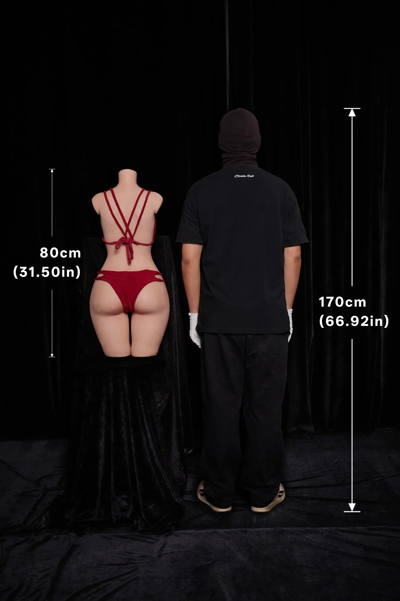 Climax Doll | ULW 80cm/2ft6 Flat Breasts Realistic Silicone Torso Sex 881# - Mayu