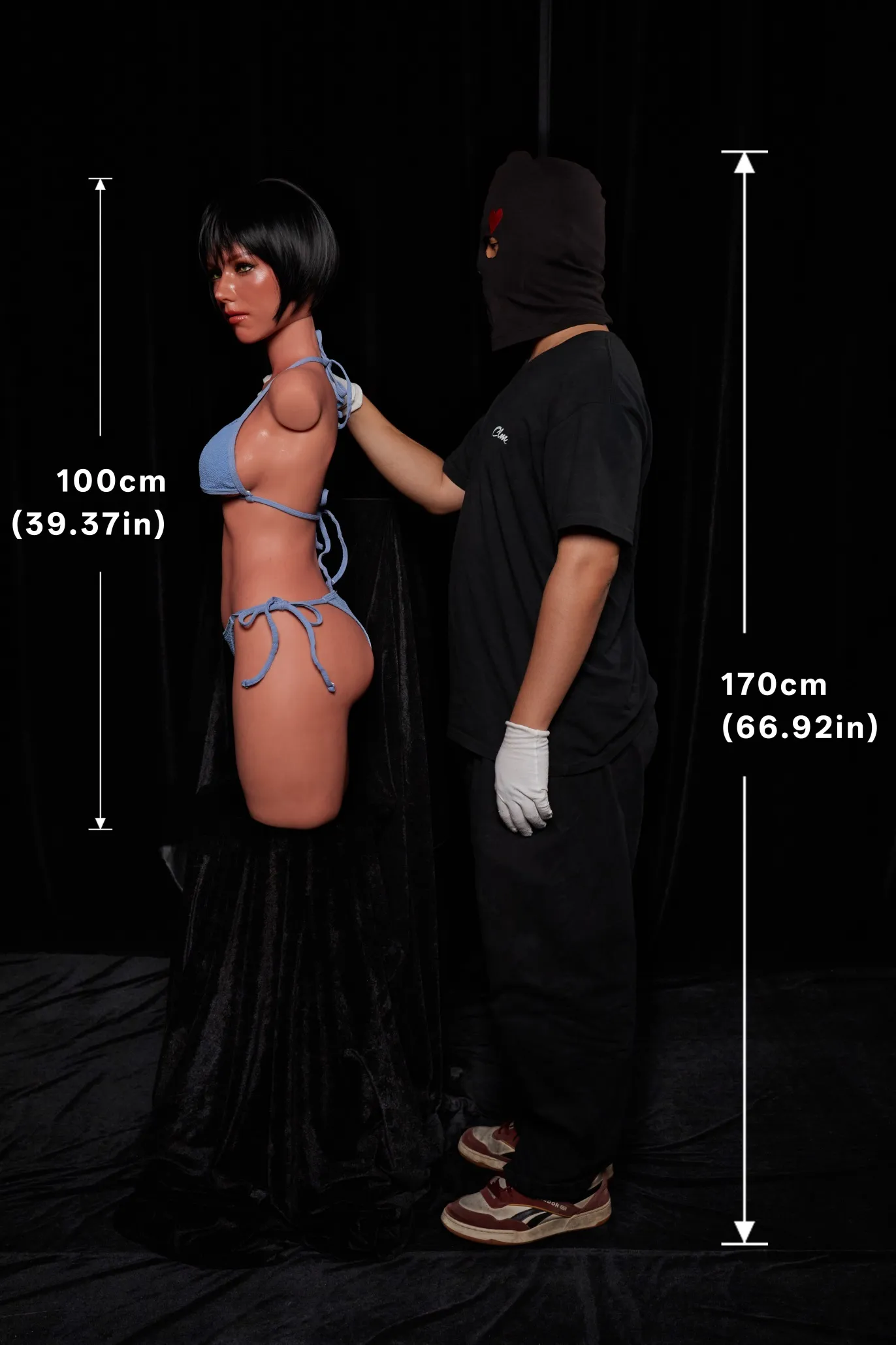 Climax Doll | ULW 100cm/3ft3 Small Breasts Alluring American Spicy Girl Realistic Silicone Torso Sex 882# - Livia