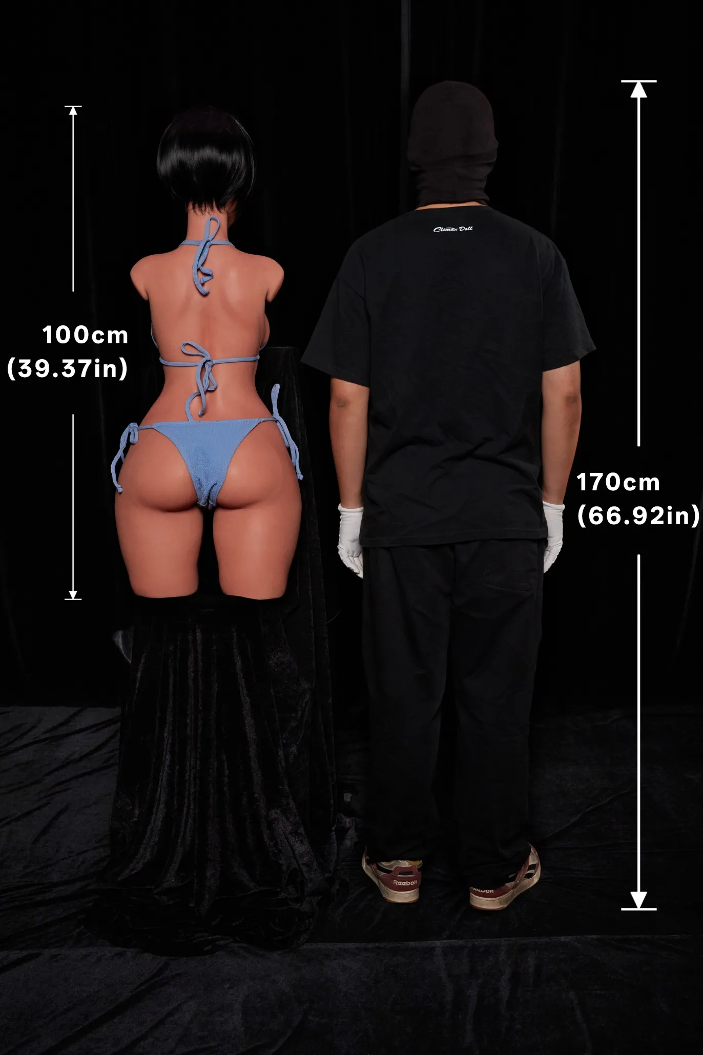 Climax Doll | ULW 100cm/3ft3 Small Breasts Alluring American Spicy Girl Realistic Silicone Torso Sex 882# - Livia