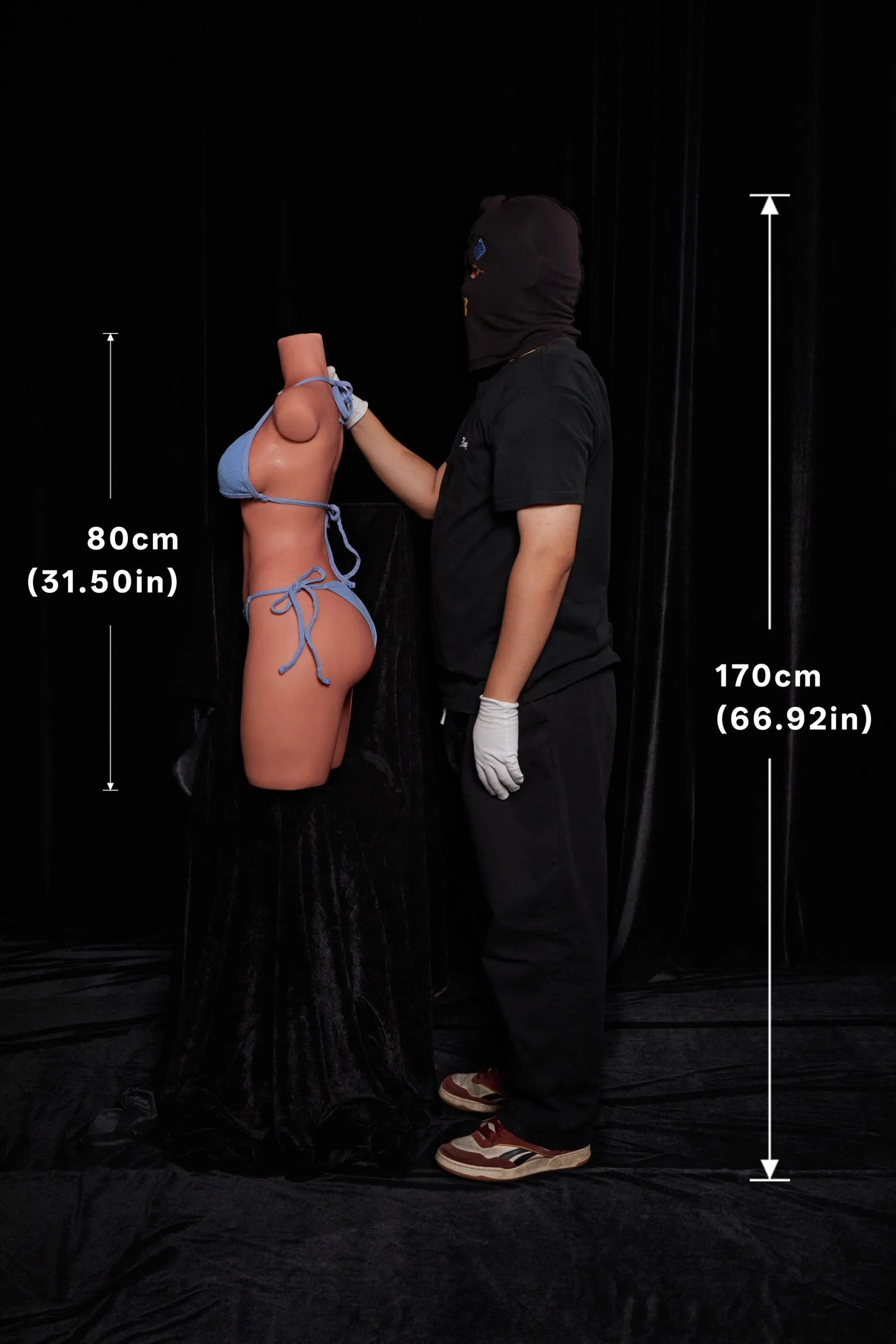 Climax Doll | ULW 80cm/2ft6 Small Breasts Realistic Silicone Torso Sex 882# - Livia