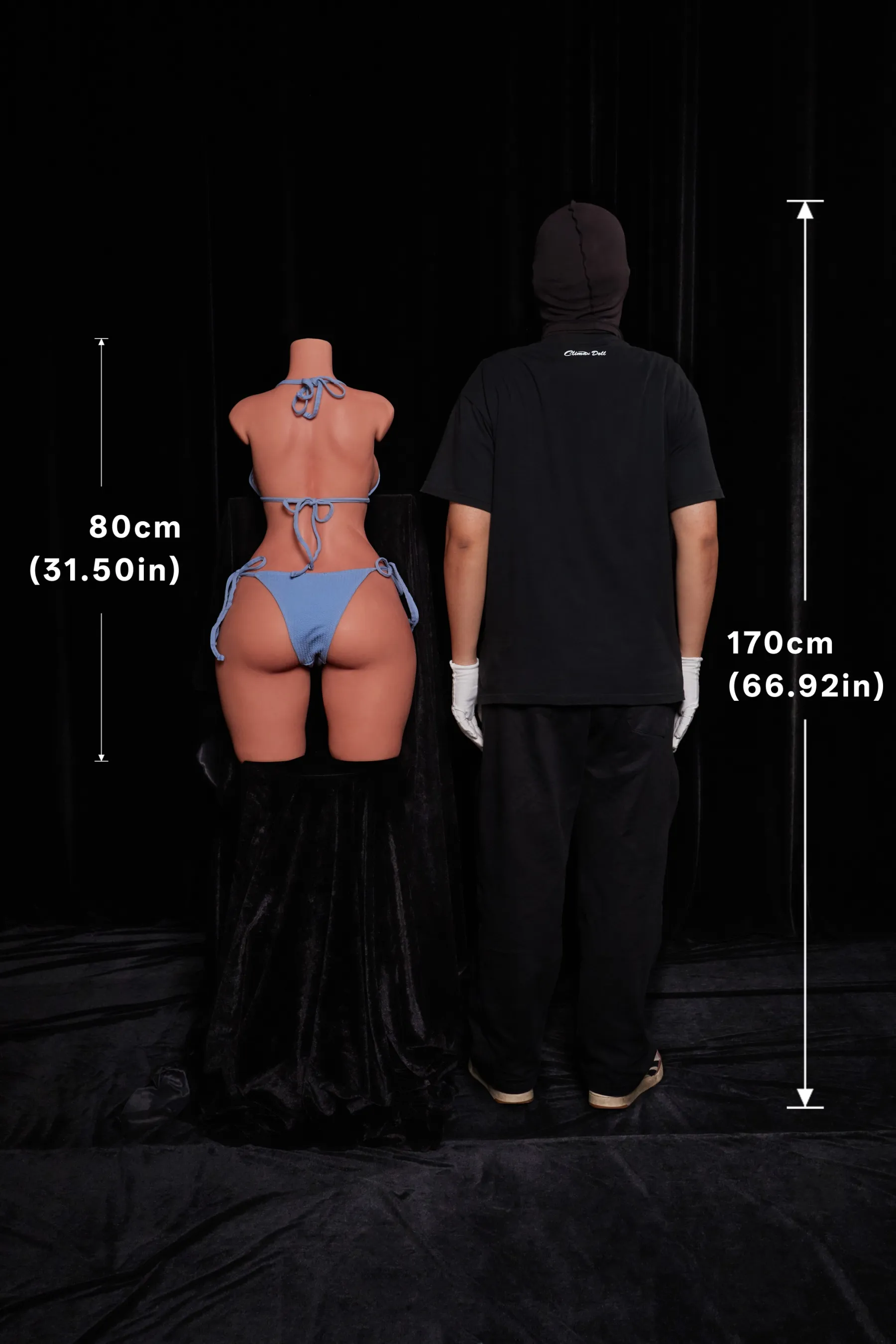 Climax Doll | ULW 80cm/2ft6 Small Breasts Realistic Silicone Torso Sex 882# - Livia