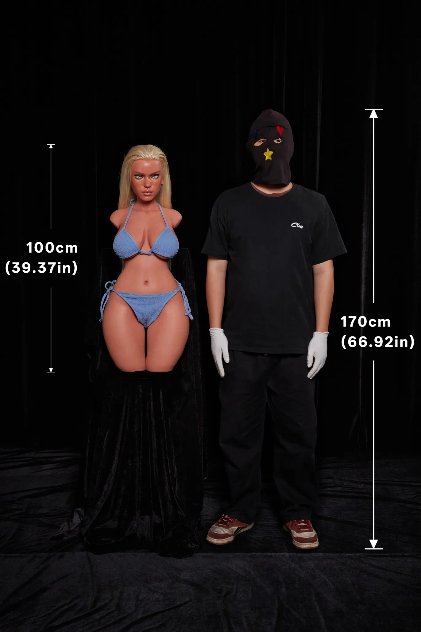 Climax Doll | ULW 100cm/3ft3 Small Breasts Seductive Cool Blonde Mature Lady Realistic Silicone Torso Sex 883# - Fiora