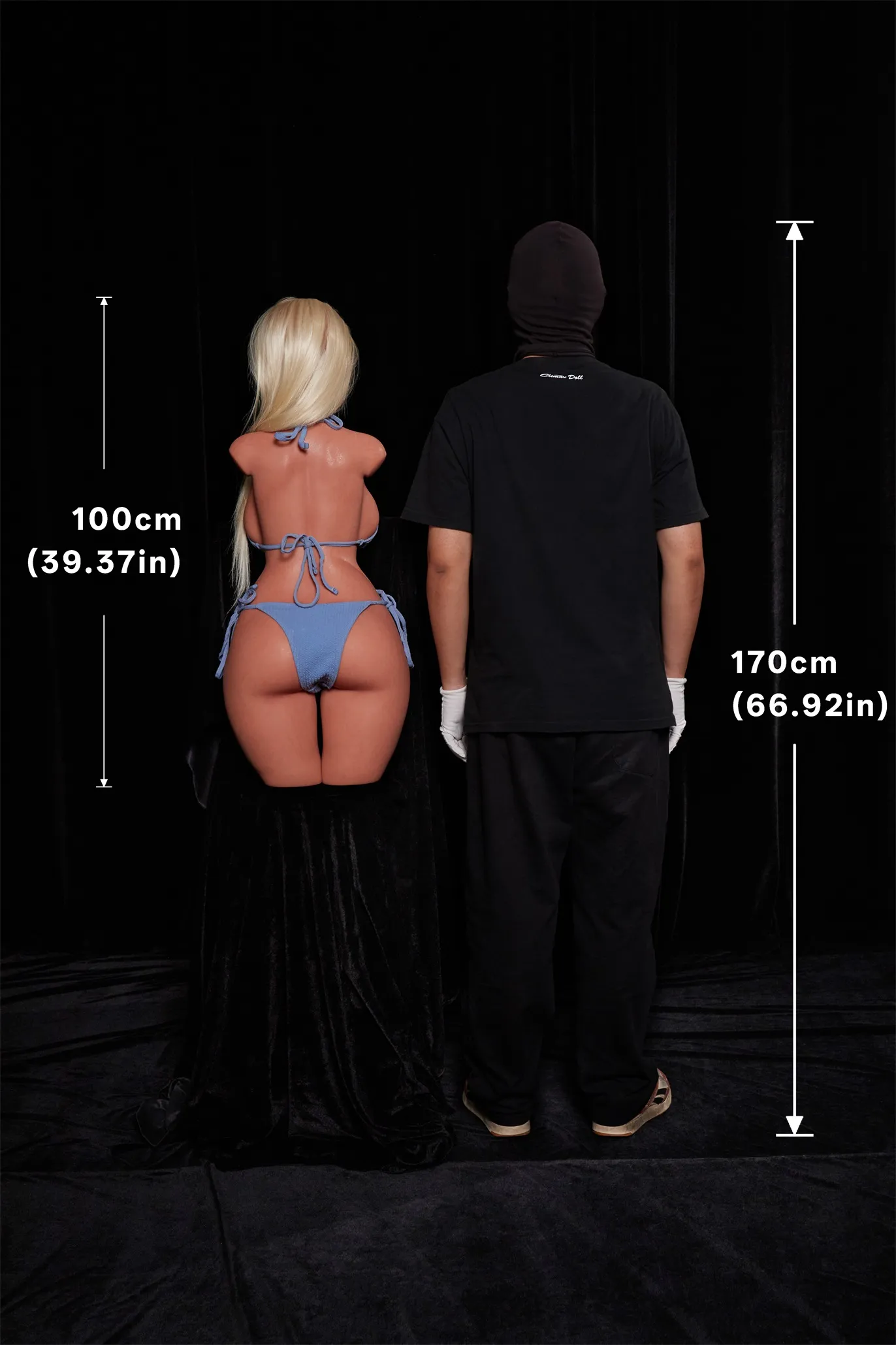 Climax Doll | ULW 100cm/3ft3 Small Breasts Seductive Cool Blonde Mature Lady Realistic Silicone Torso Sex 883# - Fiora