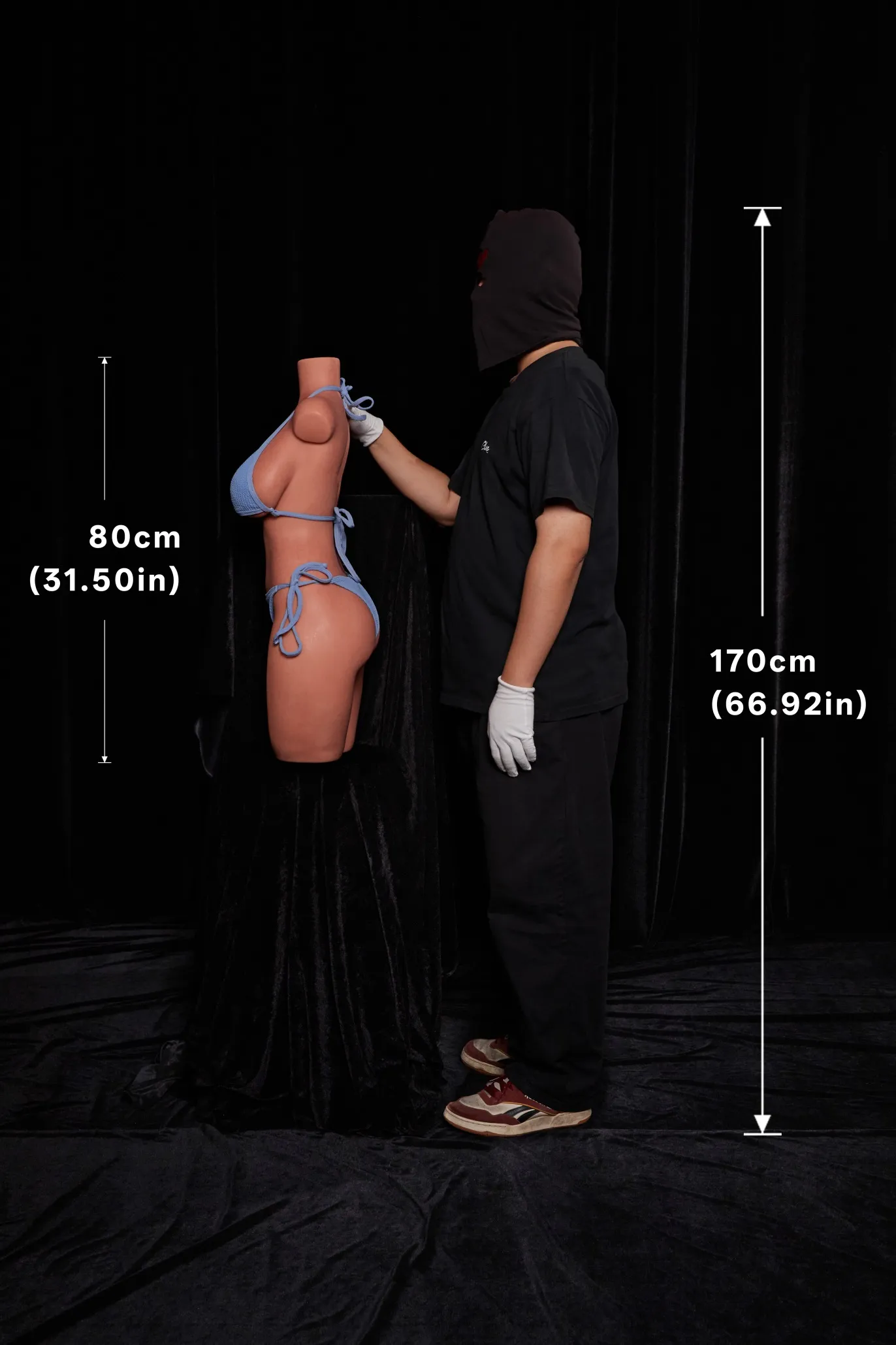 Climax Doll | ULW 80cm/2ft6 Small Breasts Realistic Silicone Torso Sex 883# - Fiora