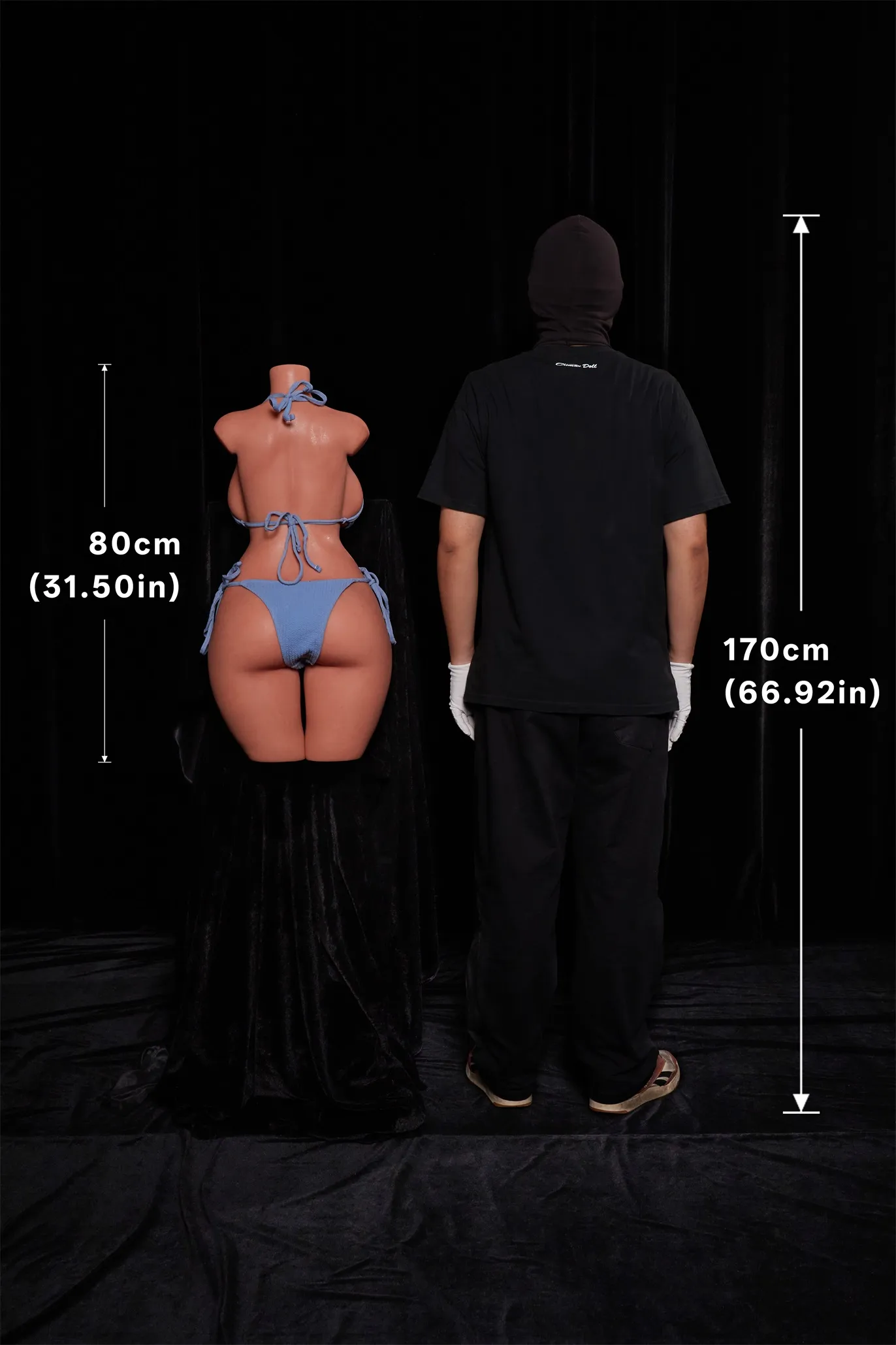 Climax Doll | ULW 80cm/2ft6 Small Breasts Realistic Silicone Torso Sex 883# - Fiora
