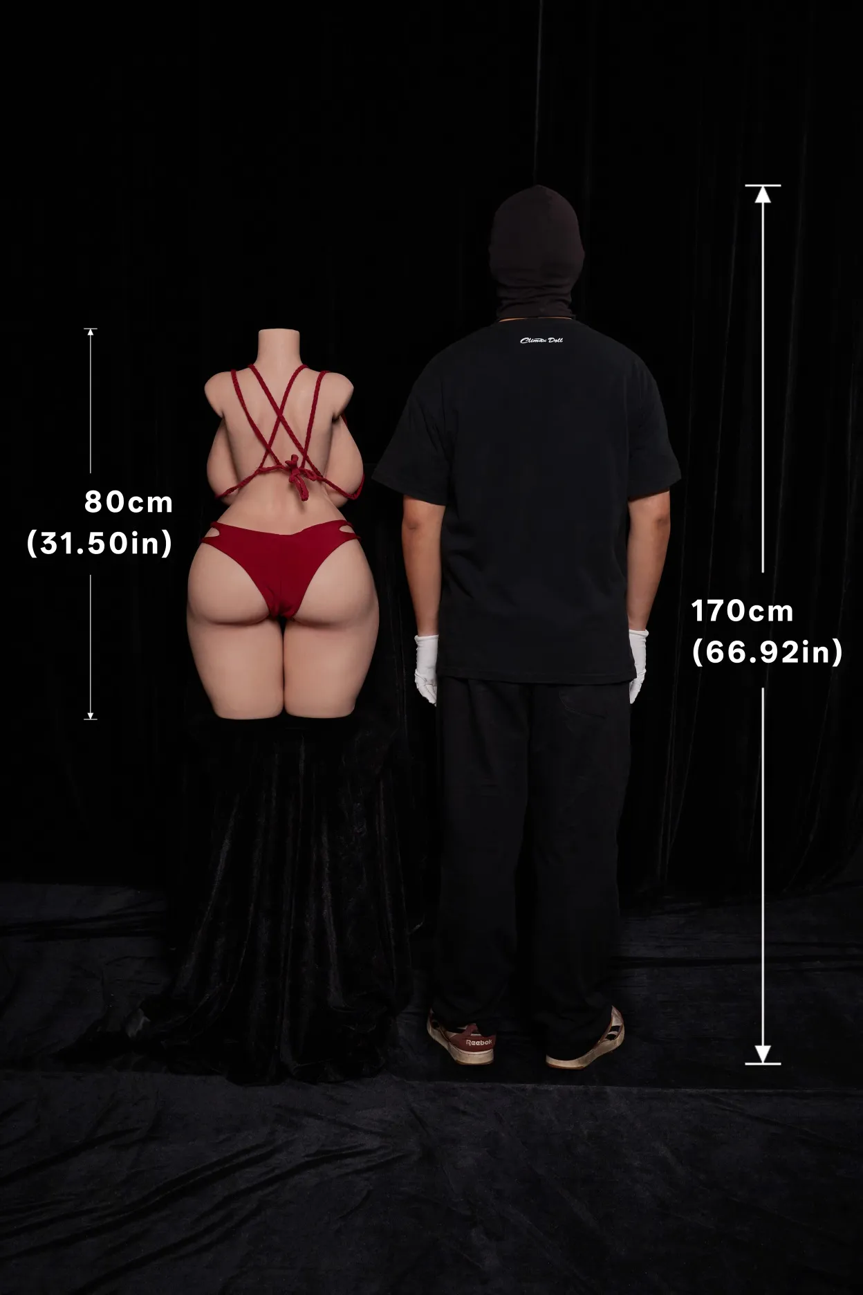 Climax Doll | ULW 80cm/2ft6 Big Breasts Realistic Silicone Torso Sex 884# - Rhea